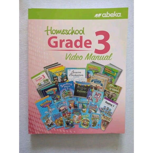 Other - Abeka Homeschool Grade 3 Video Manual Daily Lesson Guide 2023, Like New